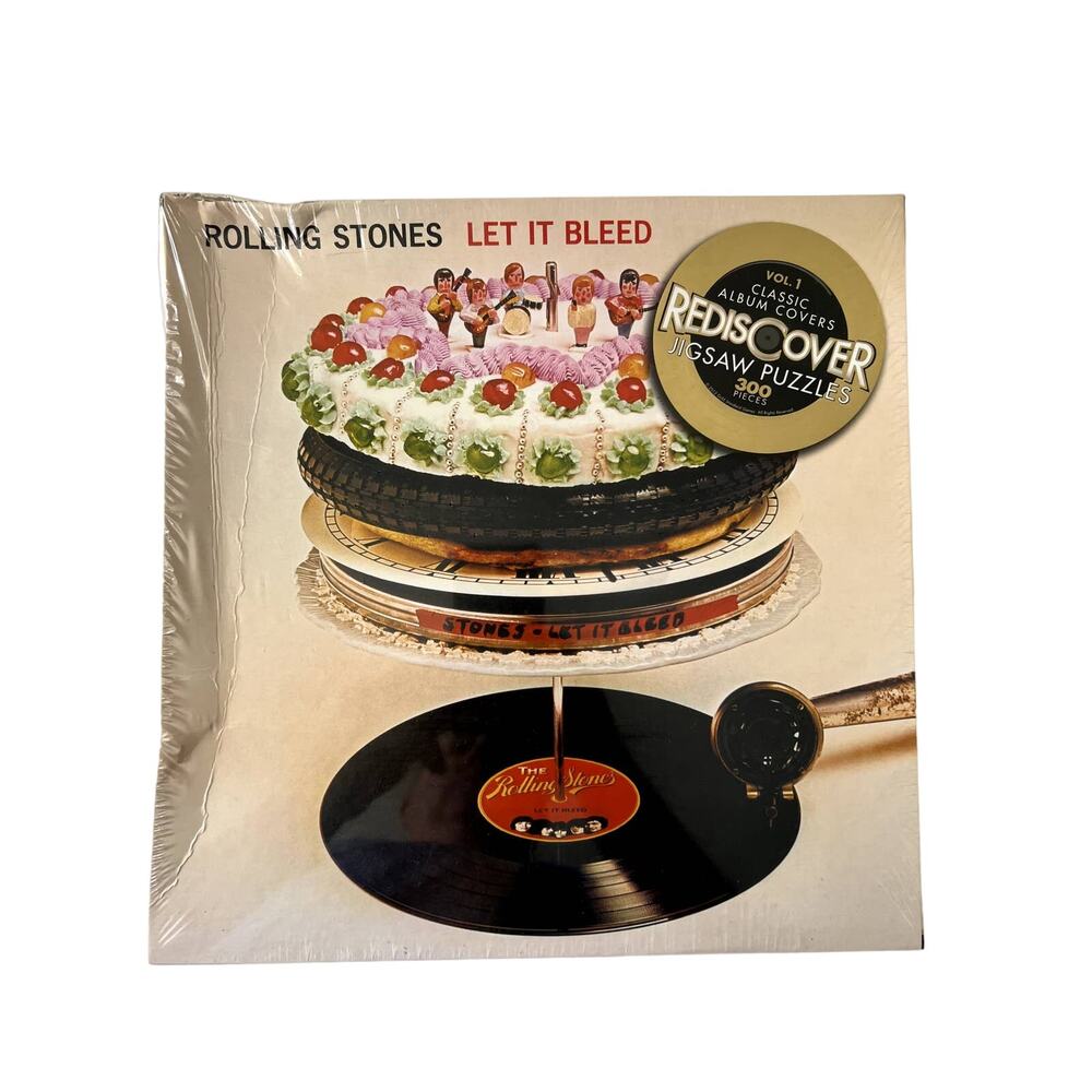 Rolling Stones Let It Bleed Album Cover Puzzle 300 Pieces Games Sealed Rare
